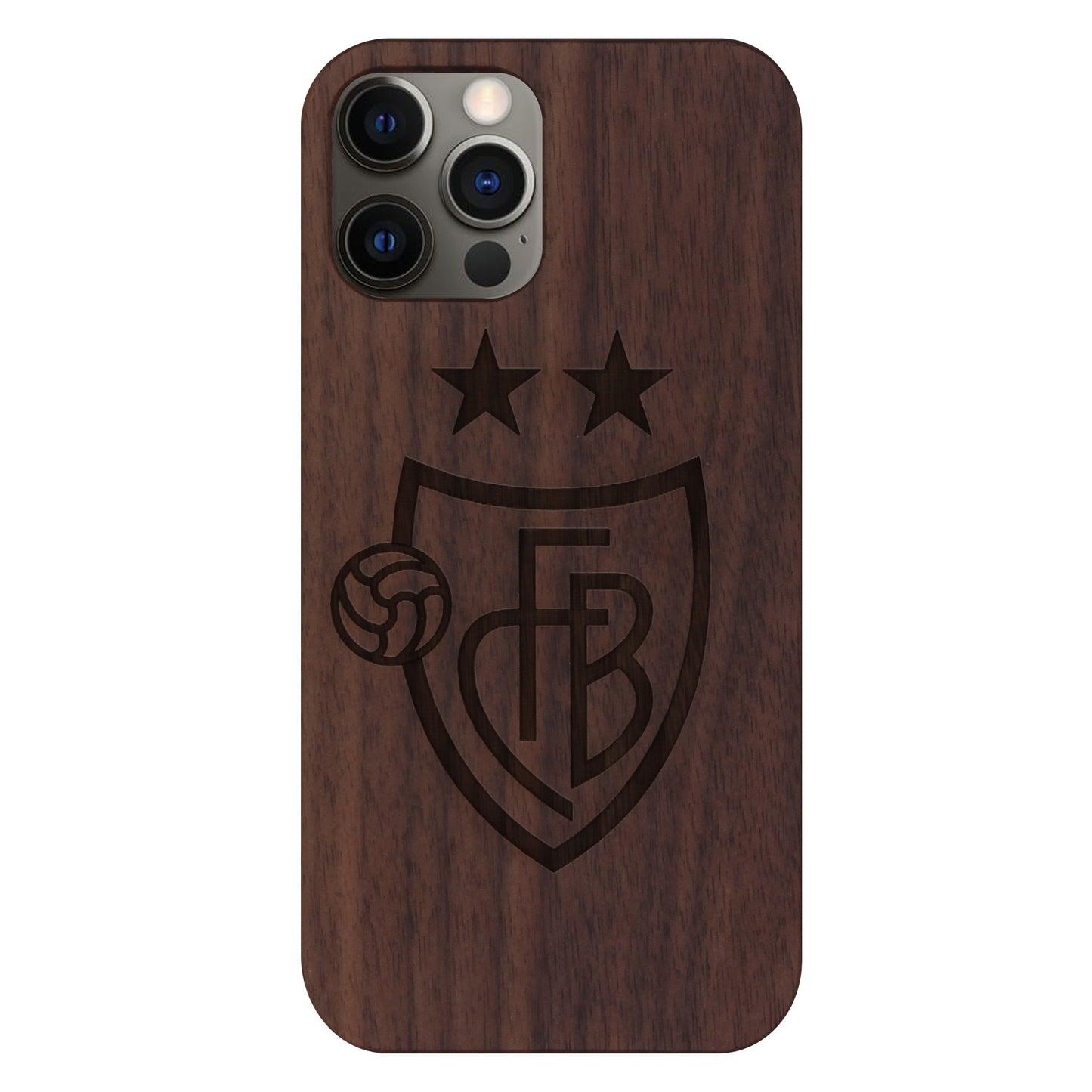 FC Basel Eden Case aus Nussholz für das iPhone 12 / 12 Pro