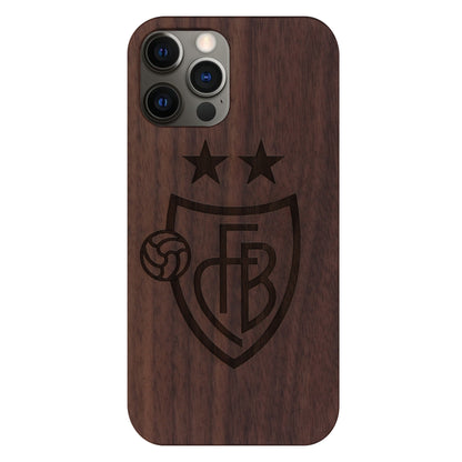 FC Basel Eden Case aus Nussholz für das iPhone 12 / 12 Pro