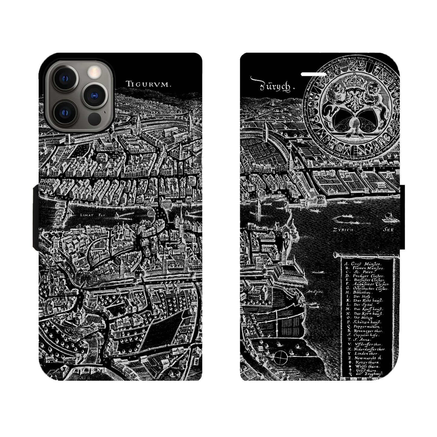 Zurich Merian Negative Victor Case for the iPhone 12/12 Pro