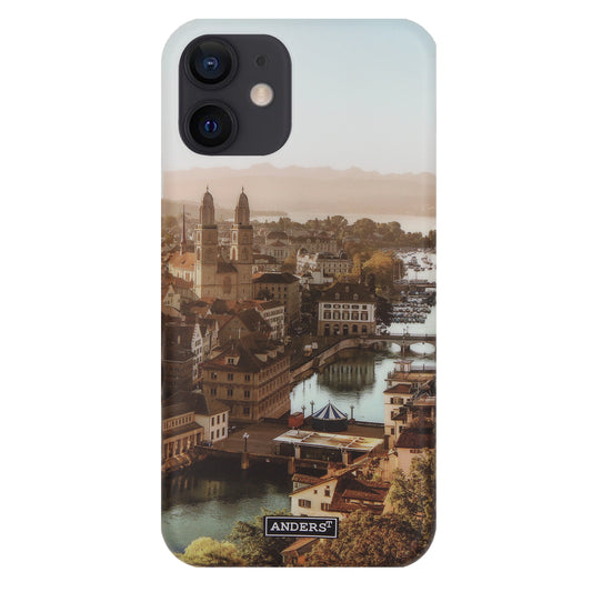 Zurich City from Above 360° Case for the iPhone 12 Mini