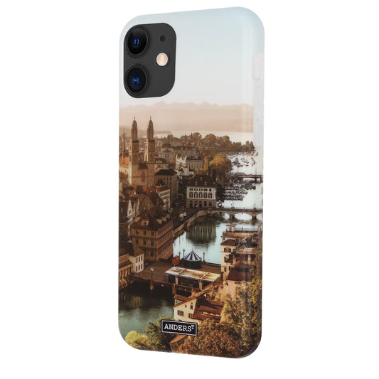 Zurich City from Above 360° Case for the iPhone 12 Mini