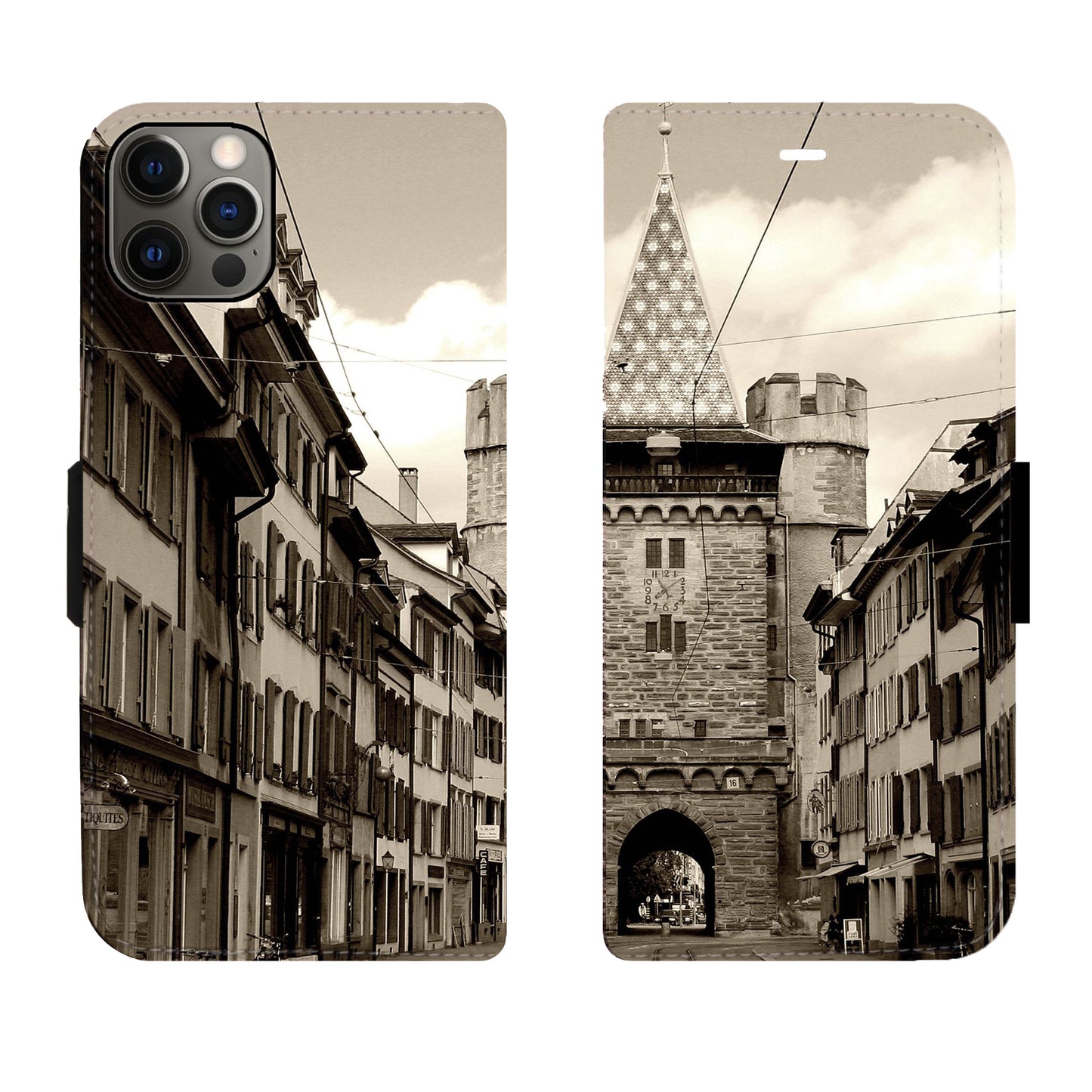 Basel City Spalentor Victor Case für das iPhone 12 / 12 Pro