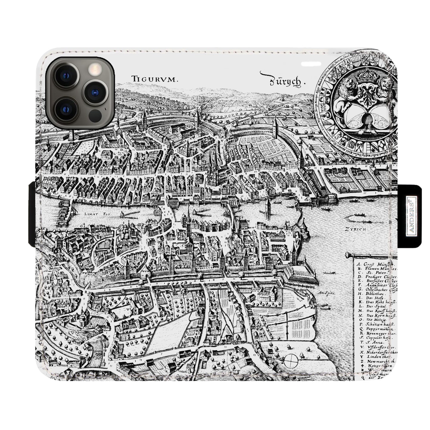 Zürich Merian Victor Case für das iPhone 12 Pro Max