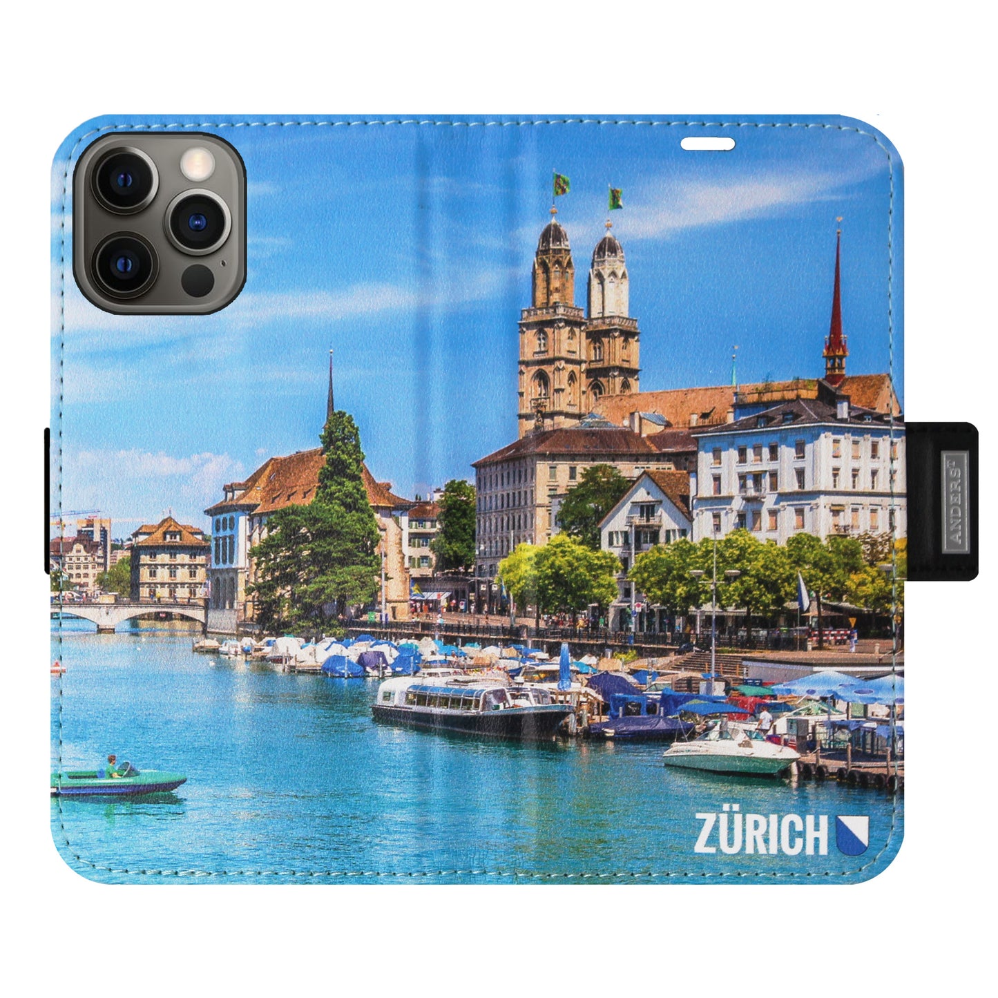 Zürich City Limmat Victor Case für das iPhone 12/ 12 Pro