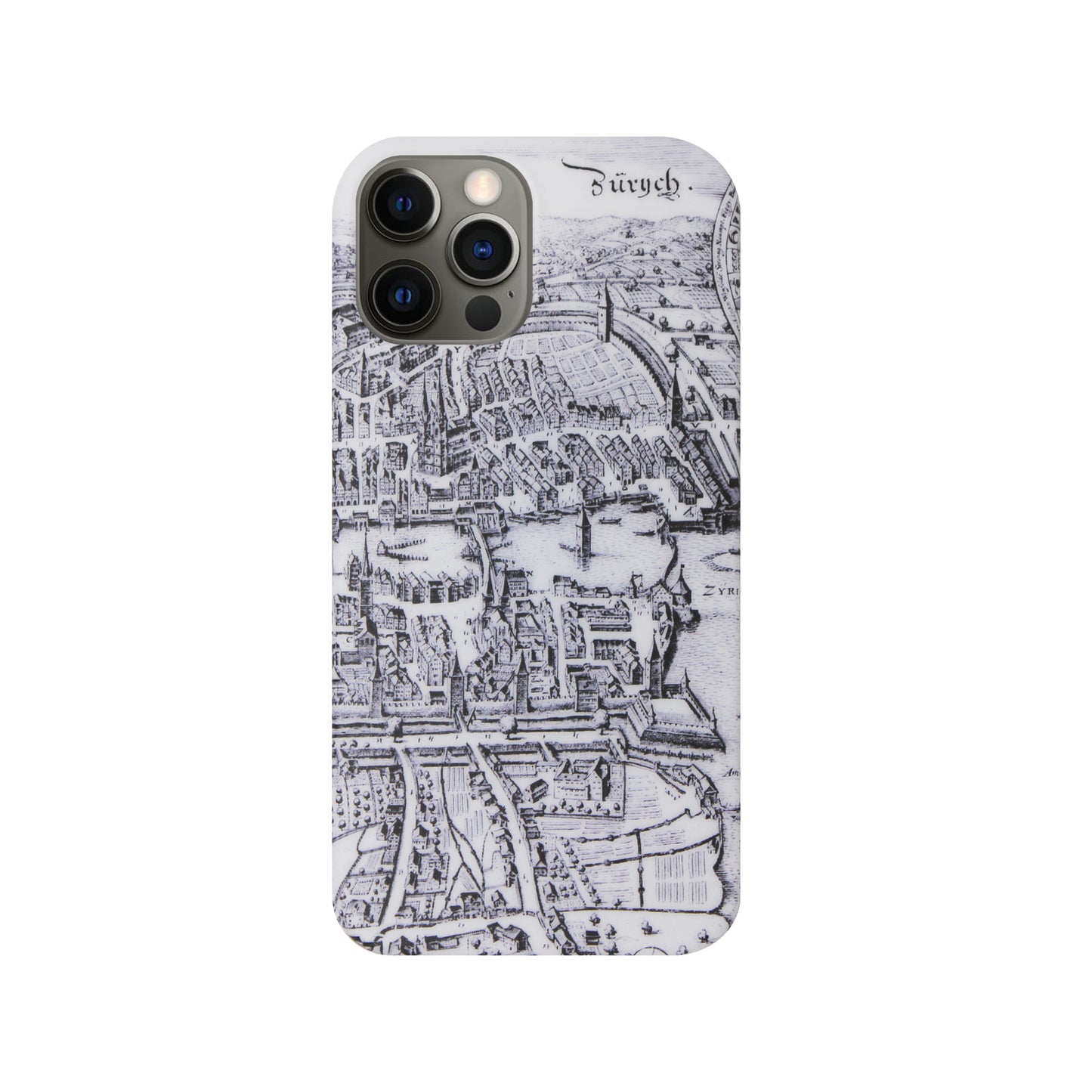 Zürich Merian 360° Case für das iPhone 12 / 12 Pro
