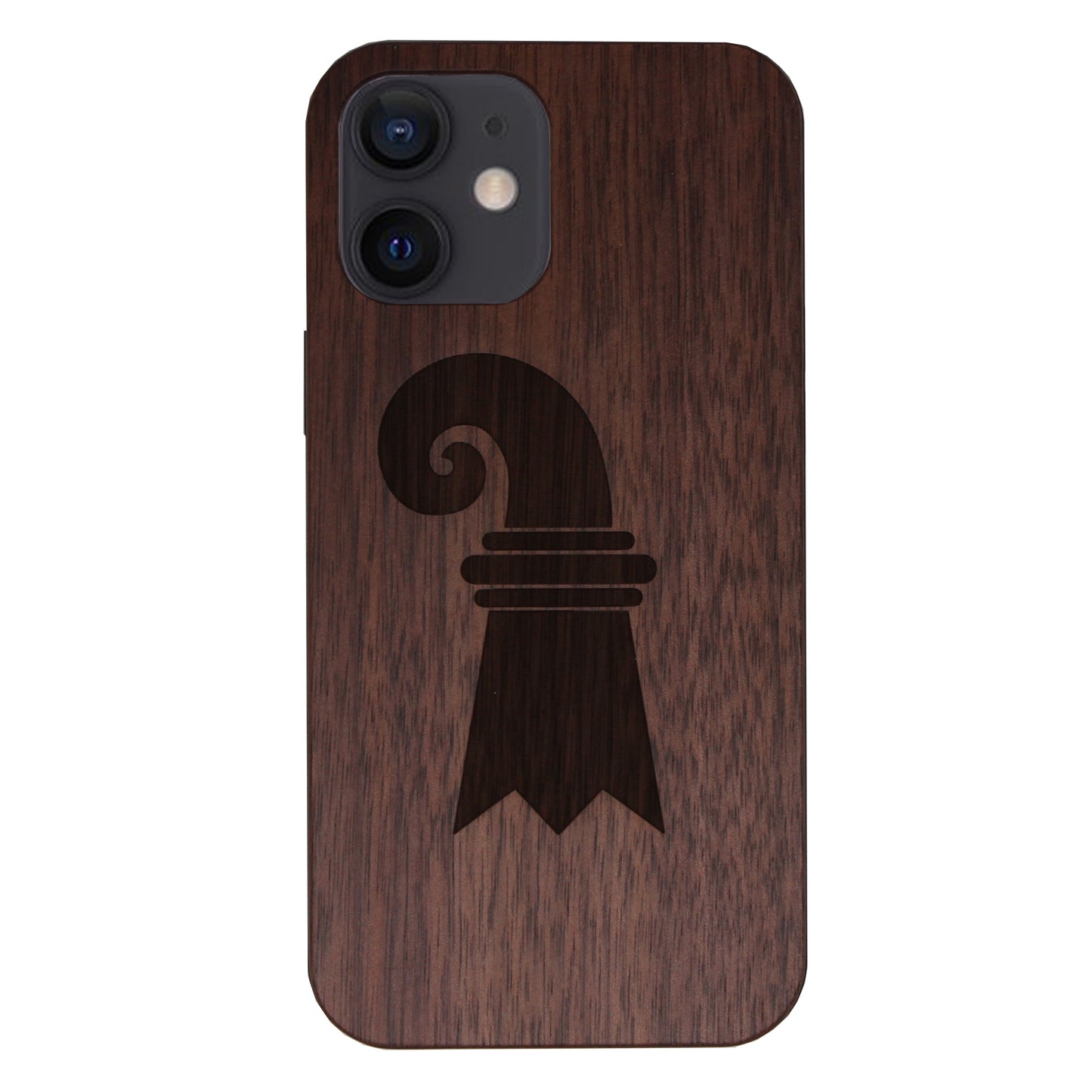 Baslerstab Eden Case made with Walnut Wood for the iPhone 12 Mini