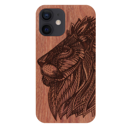 Lion Eden Case made with Rosewood for the iPhone 12 Mini