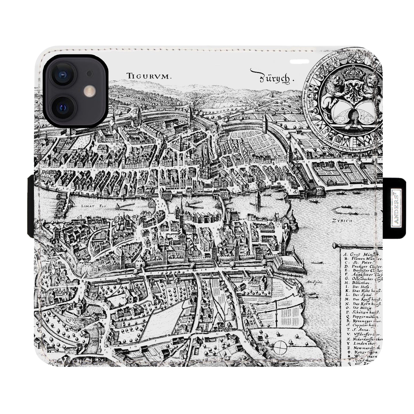 Zürich Merian Victor Case für das iPhone 12 Mini