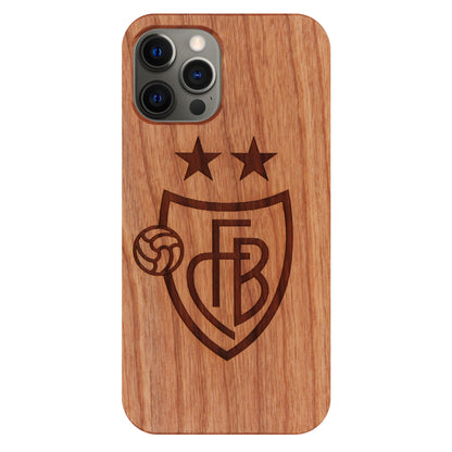 FC Basel Eden Case aus Kirschholz für das iPhone 12 Pro Max