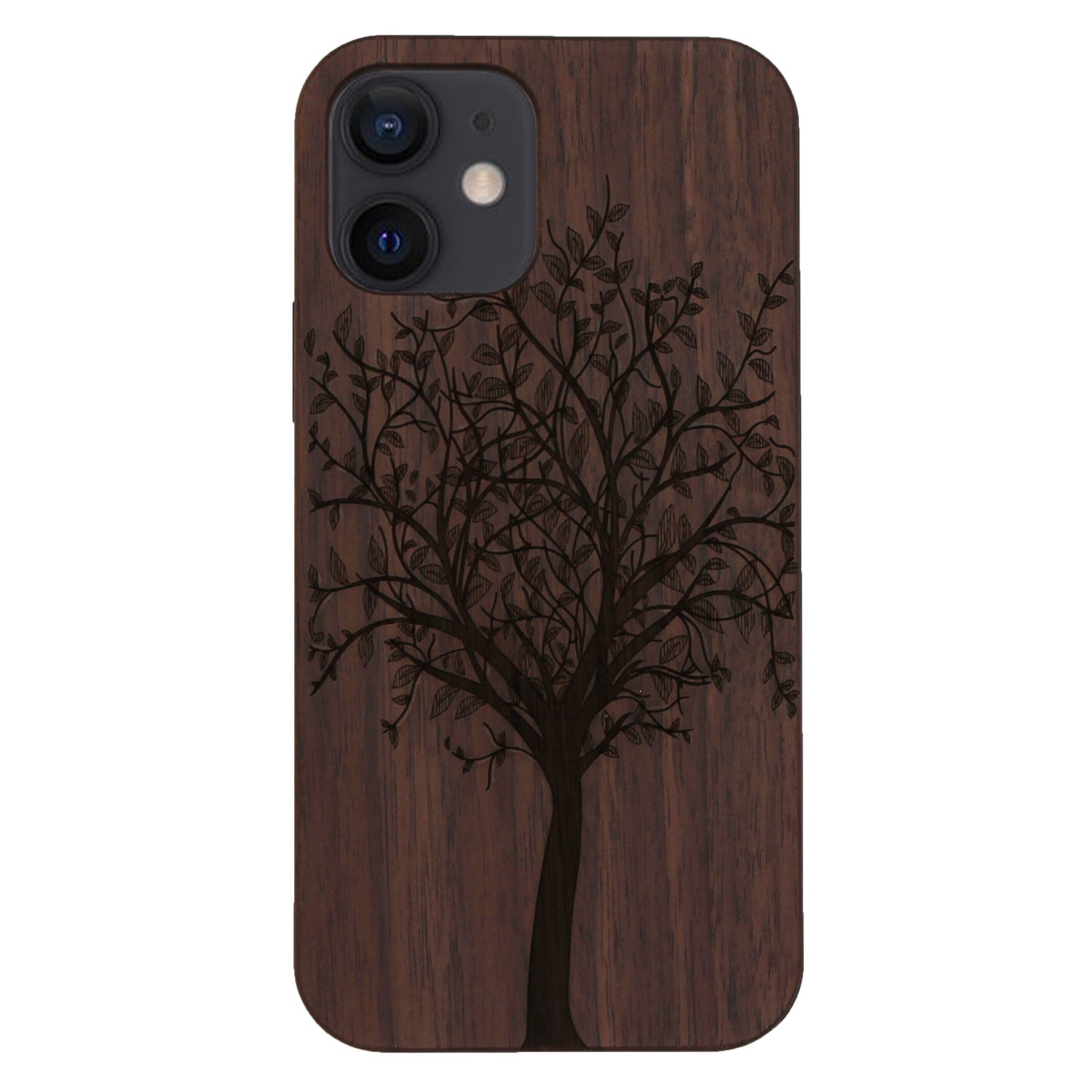 "Tree of Life" Eden Case made with Walnut Wood for the iPhone 11