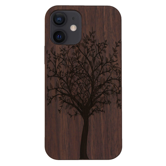 "Tree of Life" Eden Case made with Walnut Wood for the iPhone 11