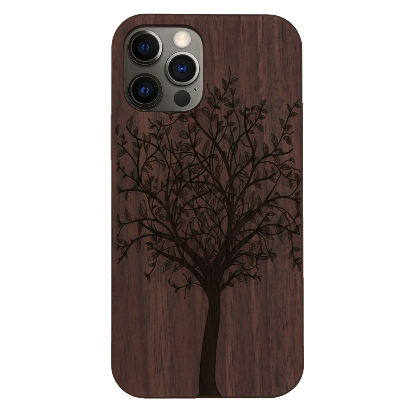 Lebensbaum Case aus Nussholz für das iPhone 12 Pro Max