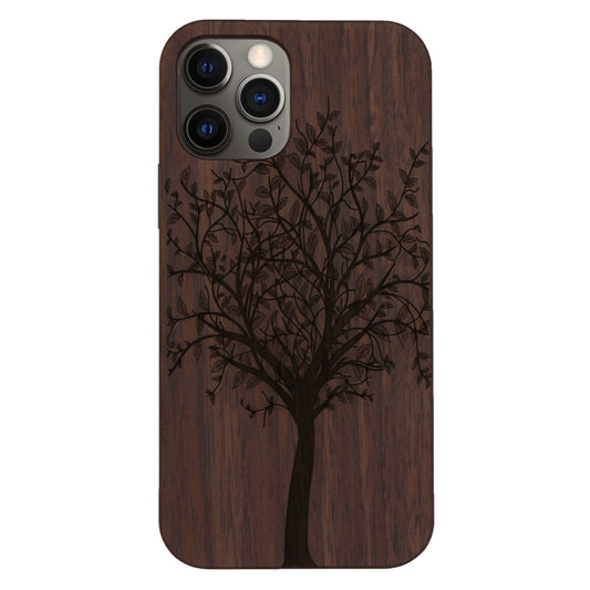 "Tree of Life" Eden Case made with Walnut Wood for the iPhone 12 Pro Max