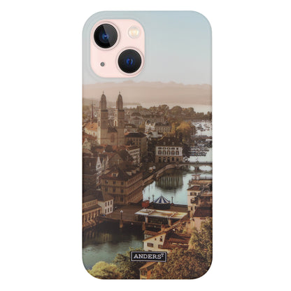 Zürich City von Oben 360° Case für das iPhone 13 Mini