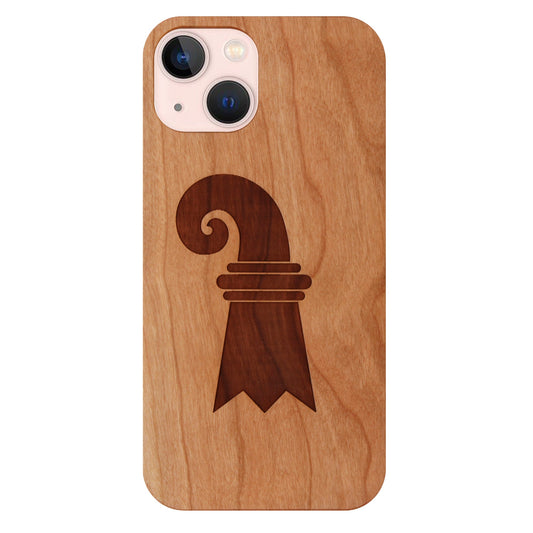 Baslerstab Eden Case made with Cherry Wood for iPhone 15 with MagSafe