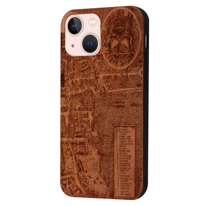 Zurich Merian Eden Case made with Cherry Wood for the iPhone 15 with MagSafe