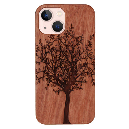 Tree of Life Eden Case made with Rose Wood for iPhone 15 Plus with MagSafe