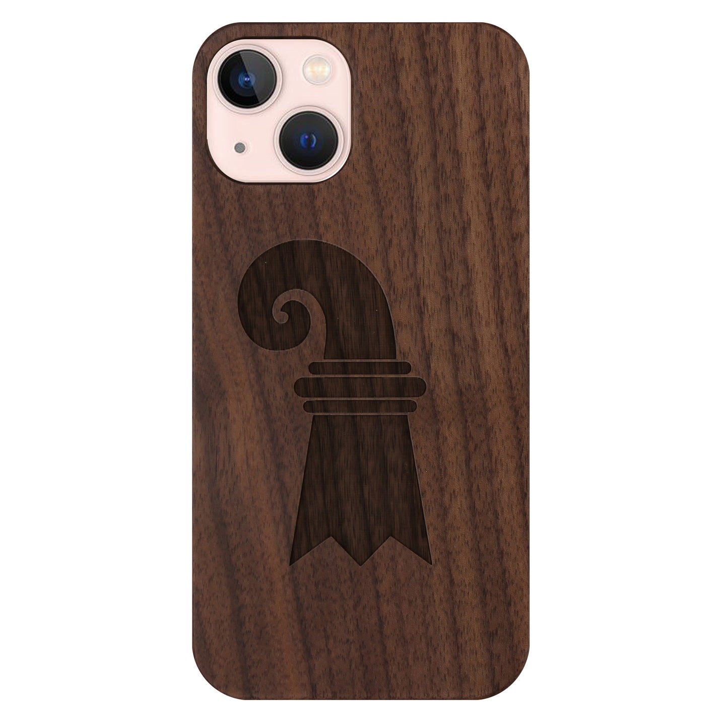 Baslerstab Eden Case made with Walnut Wood for the iPhone 13 Mini