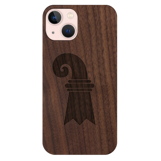 Baslerstab Eden Case made with Walnut Wood for the iPhone 13 Mini