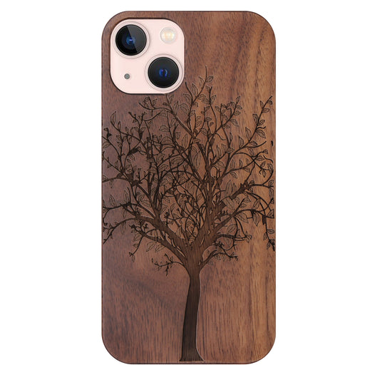 Tree of Life Eden Case made with Walnut Wood for the iPhone 13/14