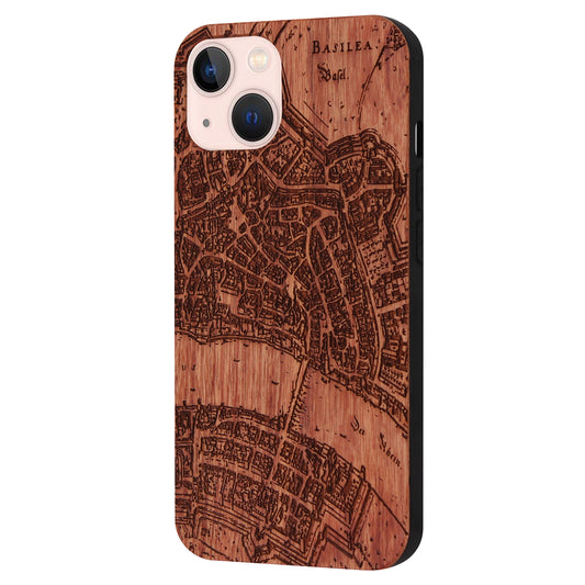 Basel Merian Eden Case made with Rose Wood for the iPhone 13 Mini