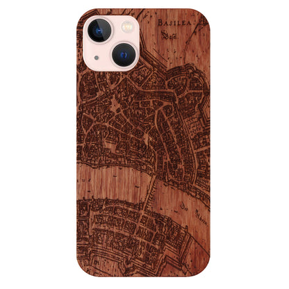 Basel Merian Eden Case made with Rose Wood for the iPhone 13 Mini