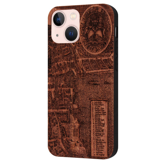 Zurich Merian Eden Case made with Rose Wood for iPhone 15 with MagSafe