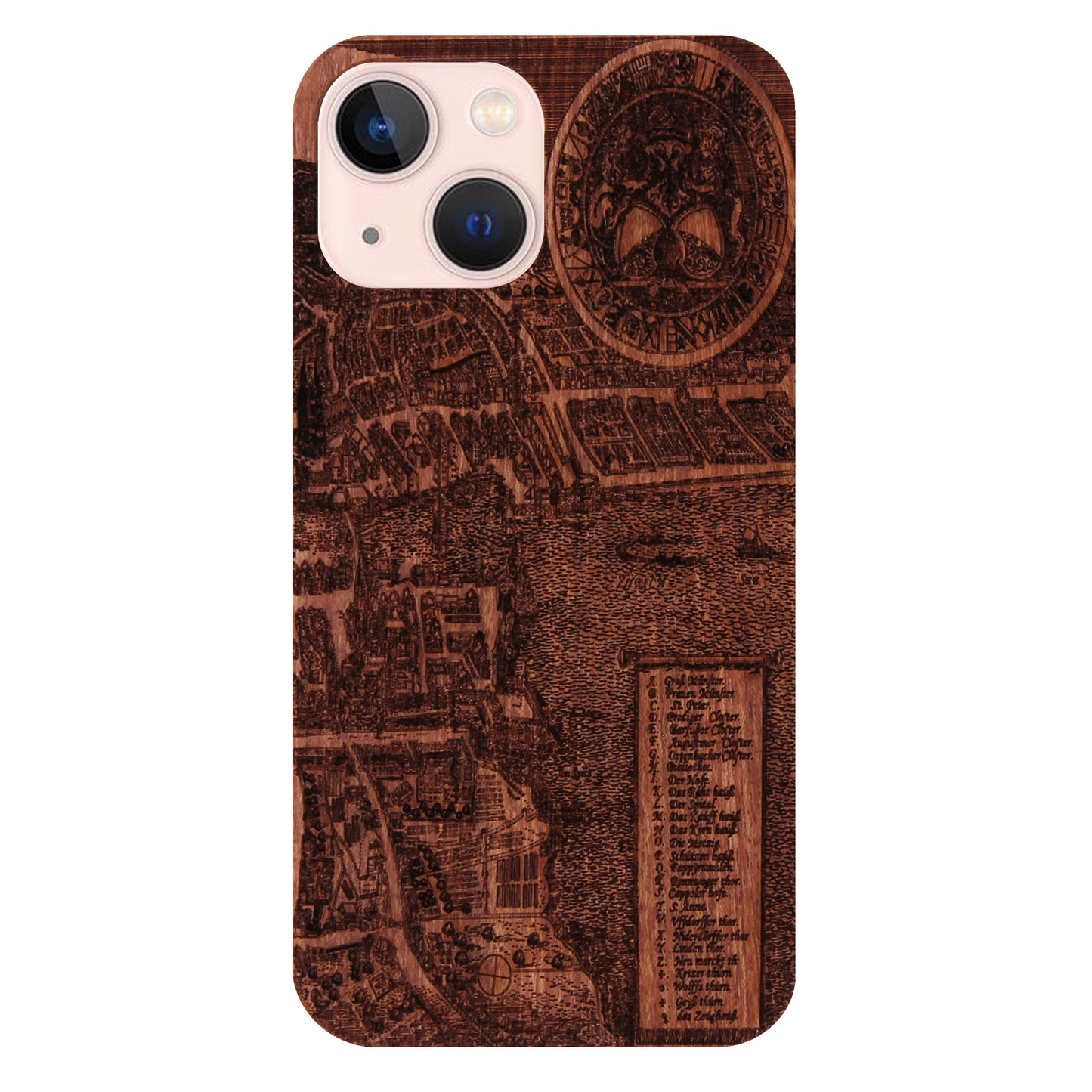 Zurich Merian Eden Case made with Rose Wood for the iPhone 13/14
