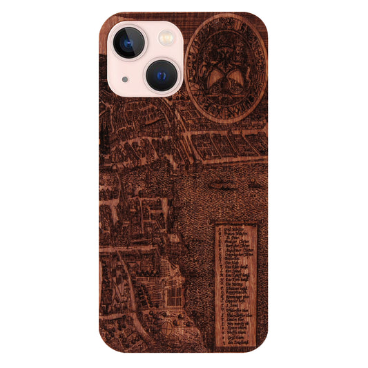 Zurich Merian Eden Case made with Rose Wood for the iPhone 13/14