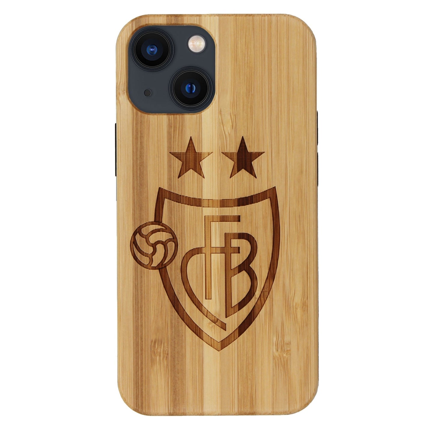 FC Basel Eden Case aus Bambus für das iPhone 15 mit MagSafe