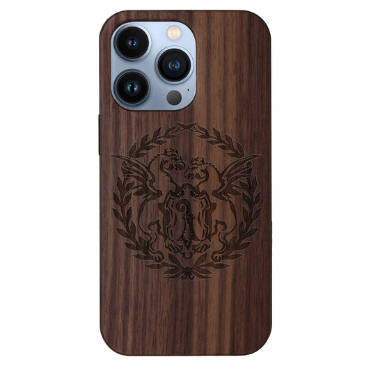 Basilisk Eden Case made with Walnut Wood for the iPhone 13 Pro