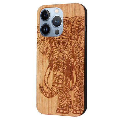 Elephant Eden Case made with Cherry Wood for the iPhone 13 Pro