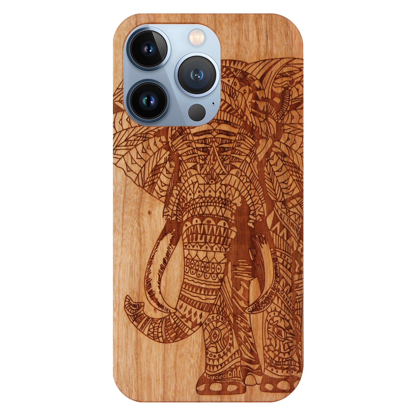 Elephant Eden Case made with Cherry Wood for the iPhone 13 Pro