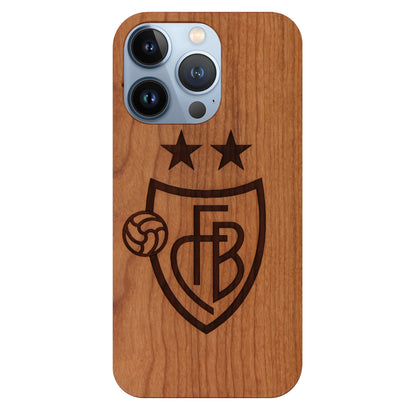 FC Basel Eden Case made with Cherry Wood for the iPhone 13 Pro