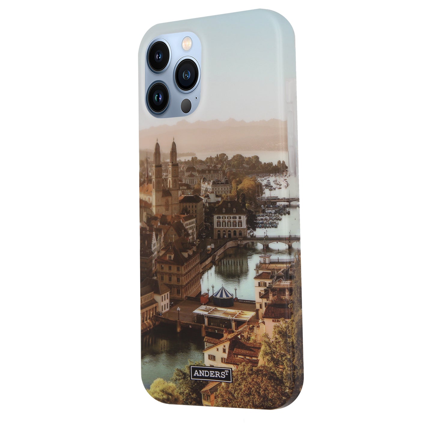 Zürich City von Oben 360° Case für das iPhone 13 Pro Max