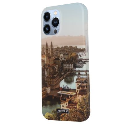 Zürich City von Oben 360° Case für das iPhone 13 Pro Max