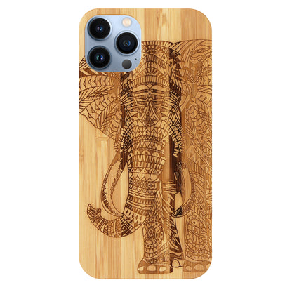 Elephant Eden Case made with Bamboo for the iPhone 13 Pro Max