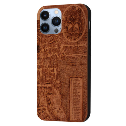Zurich Merian Eden Case made with Cherry Wood for the iPhone 13 Pro Max