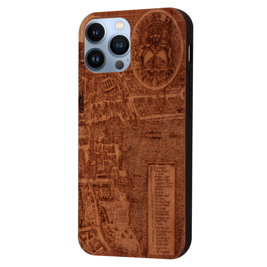 Zurich Merian Eden Case made with Cherry Wood for the iPhone 13 Pro Max