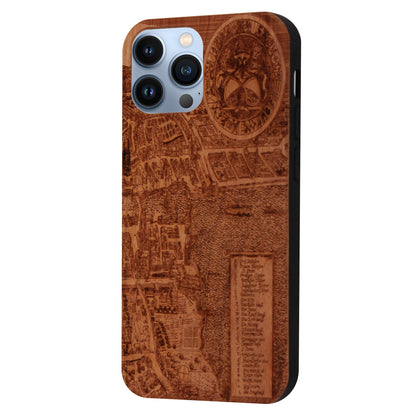 Zürich Merian Eden Case aus Kirschholz für das iPhone 14 Pro Max mit MagSafe