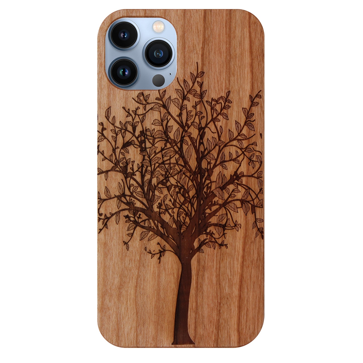 Tree of Life Eden Case made with Cherry Wood for the iPhone 13 Pro Max