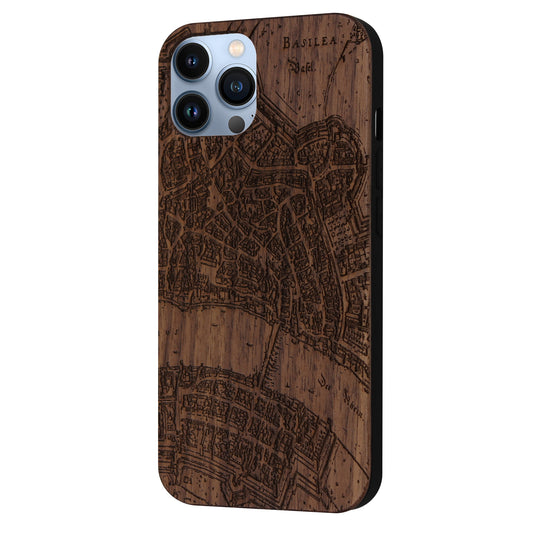 Basel Merian Eden Case made with Walnut Wood for the iPhone 13 Pro Max