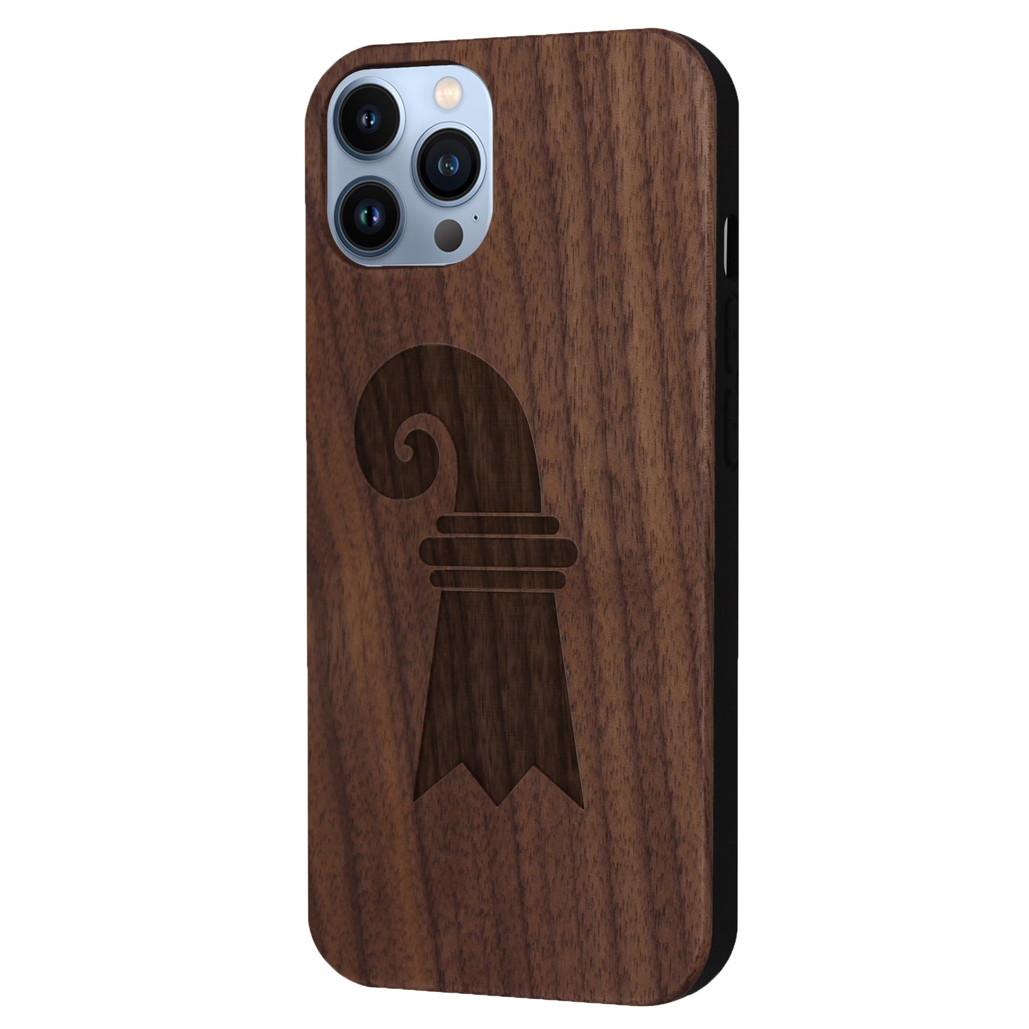 Baslerstab Eden Case made with Walnut Wood for the iPhone 13 Pro Max