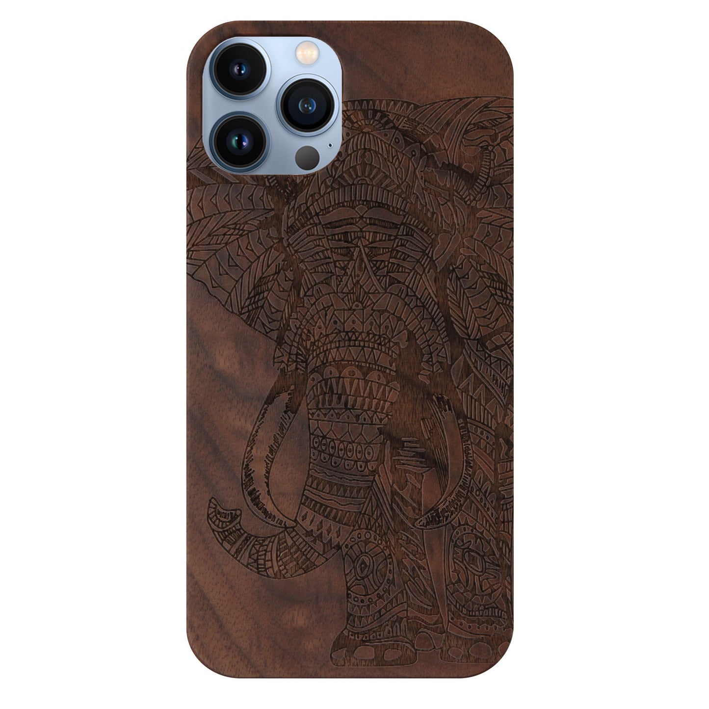 Elephant Eden Case made with Walnut Wood for the iPhone 13 Pro Max