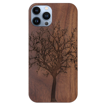 Tree of Life Eden Case made with Walnut Wood for the iPhone 13 Pro Max