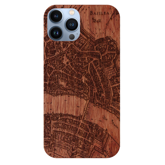 Basel Merian Eden Case made with Rose Wood for the iPhone 13 Pro Max