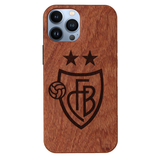 FC Basel Eden Case aus Rosenholz für das iPhone 14 Pro Max mit MagSafe