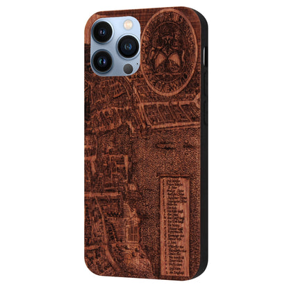 Zürich Merian Eden Case aus Rosenholz für das iPhone 14 Pro Max mit MagSafe