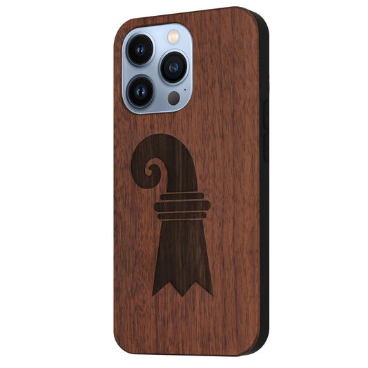 Baslerstab Eden Case made with Walnut Wood for the iPhone 13 Pro