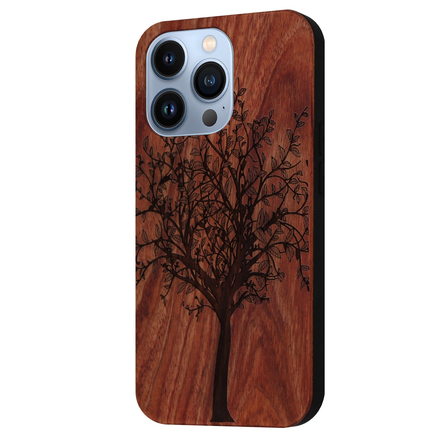 Tree of Life Eden Case made with Rose Wood for the iPhone 13 Pro